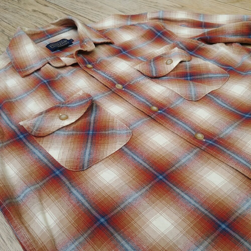 Pendleton Men Medium Thick Sturdy 100% Cotton But… - image 6